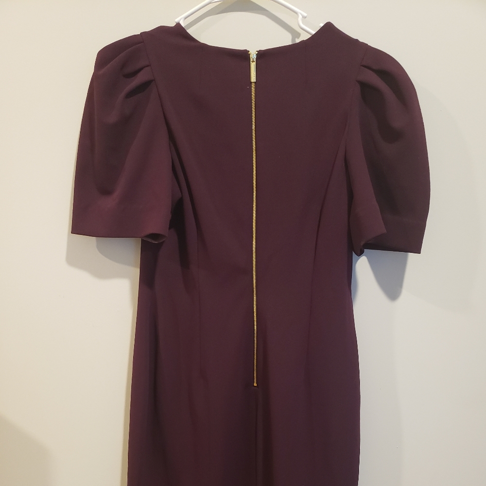 Puff sleeve Calvin Klein sheath dress
